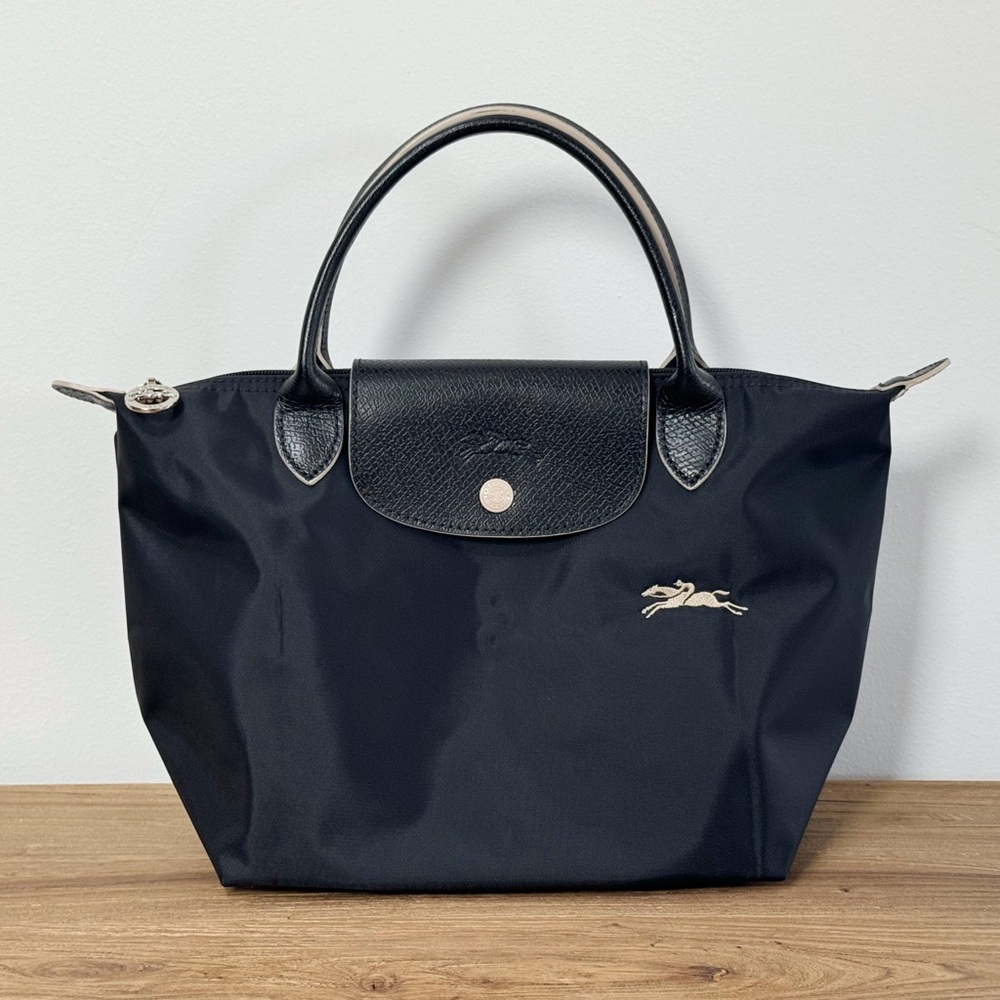 Longchamp Le Pliage Club Small Tote in Black
